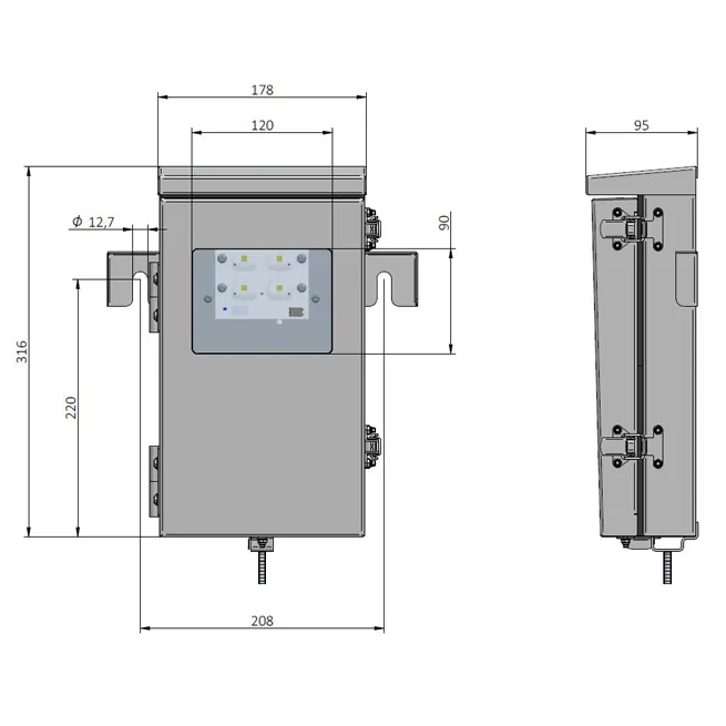 Centinox Technical Drawing