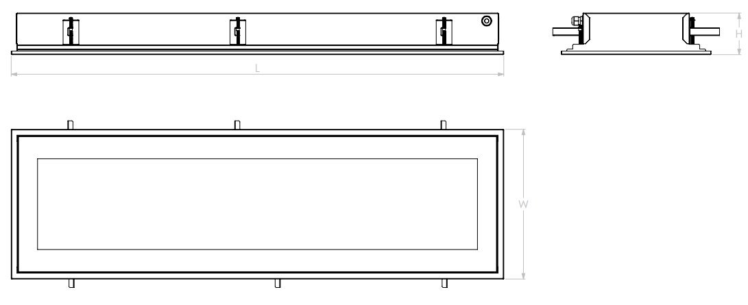 OPERATING THEATRE LIGHT GENERAL DIMENSION DRAWING REV B AUG23